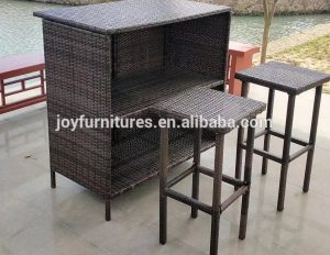 Outdoor Wicker Bar Stool