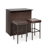Best China 3 Piece Outdoor Wicker Bar Table Set Sale Factory Price 01